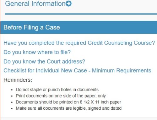 Bankruptcy Help