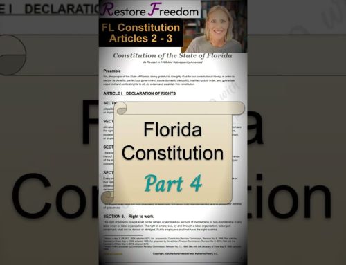 General Provisions & the Legislature! FL Constitution Series Part 4 – S5E81