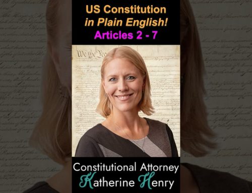 US Constitution in Plain English: Article 2-7